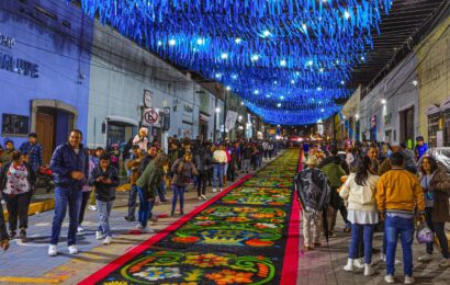 Resalta Gobernadora la riqueza cultural del arte efímero de la “Noche que nadie duerme”
