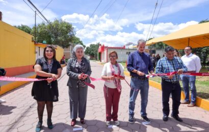 Continúa la entrega de obra pública en los municipios de Tecopilco y Yauhquemehcan