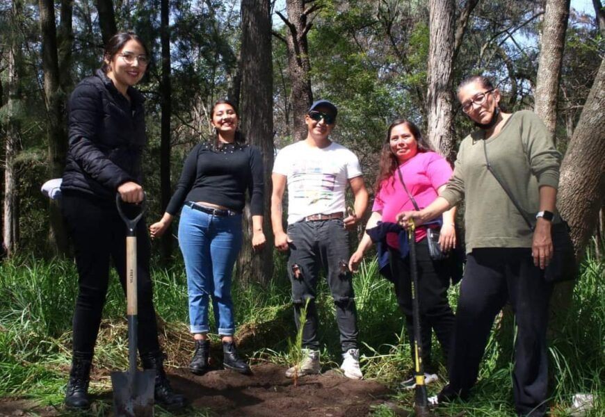 El Ayuntamiento de Chiautempan planta más de 500 árboles