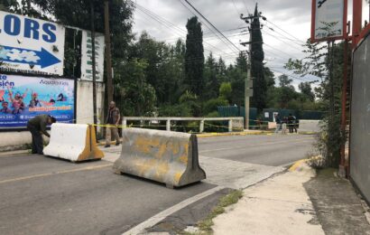 Ayuntamiento de Tlaxcala refuerza la seguridad en puente de Camino Real ante fallas estructurales