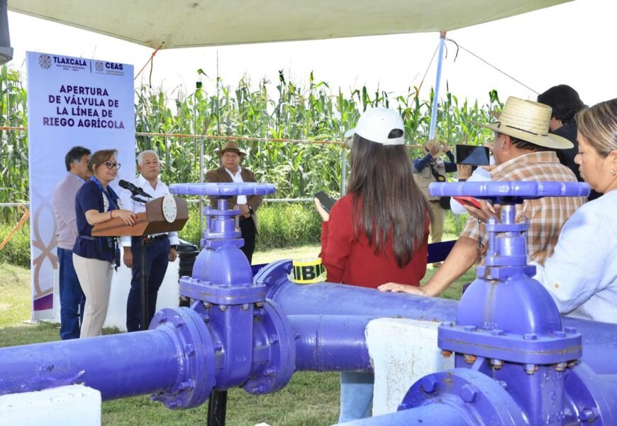 Cuenta Tepetitla con líneas de riego agrícola de plantas de tratamiento de aguas