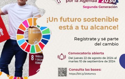 Invitan a juventudes tlaxcaltecas a ser parte de la “red juvenil por la agenda 2030, segunda generación”