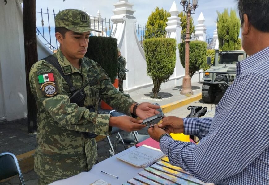Anuncia gobierno de Tlaxcala campaña “Canje de armas 2024”
