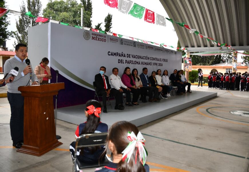 Inicia Sector Salud vacunación contra VPH en escuelas públicas y privadas