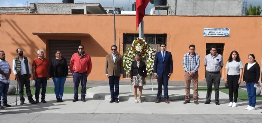 Yauhquemehcan honra la Gesta Heroica de los Niños Héroes y la memoria del Coronel Felipe Santiago Tetlamatzin