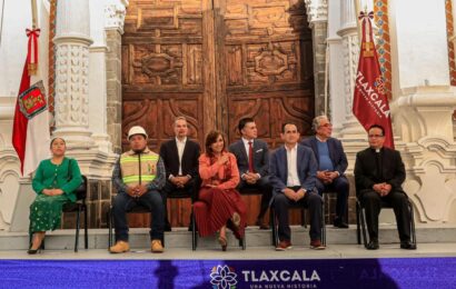 Tlaxcala resplandece; presenta gobernadora avances del programa nacional de reconstrucción