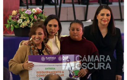 Entrega de despensas del DIF Tlaxcala fortalece programas sociales