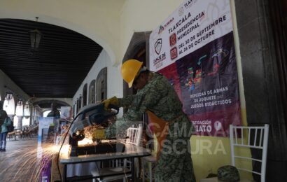 Éxito en campaña de canje de armas en Tlaxcala con 18 entregas