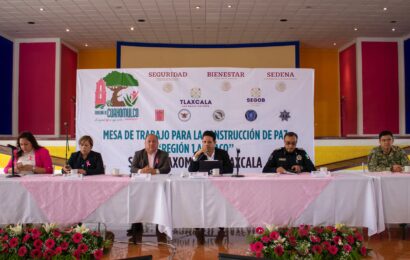 Mesa de Seguridad en Apizaco fortalece estrategias de paz