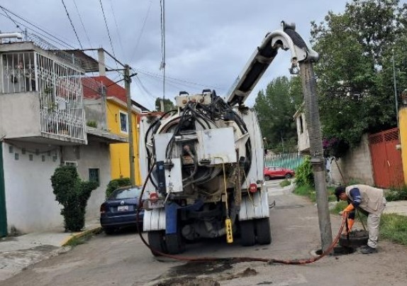 CAPAM refuerza desazolves y reparaciones de fugas en Tlaxcala
