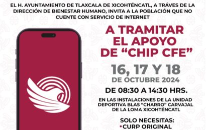 CFE Internet para el Bienestar llega a la capital con entrega de chips