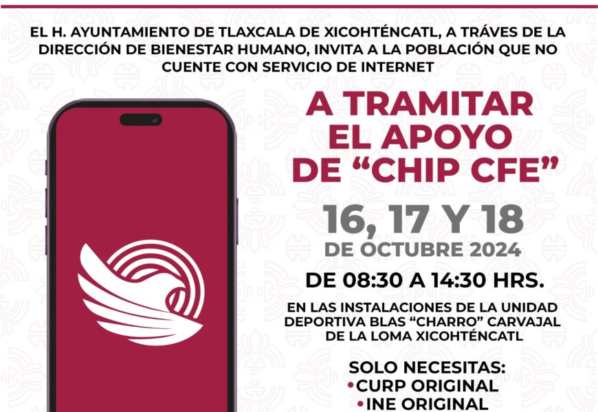 CFE Internet para el Bienestar llega a la capital con entrega de chips