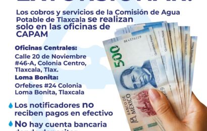 Ayuntamiento de Tlaxcala alerta sobre fraudes de falsos notificadores de CAPAM