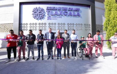 Lorena Cuéllar inaugura academia de Tiro con Arco en Tlaxcala