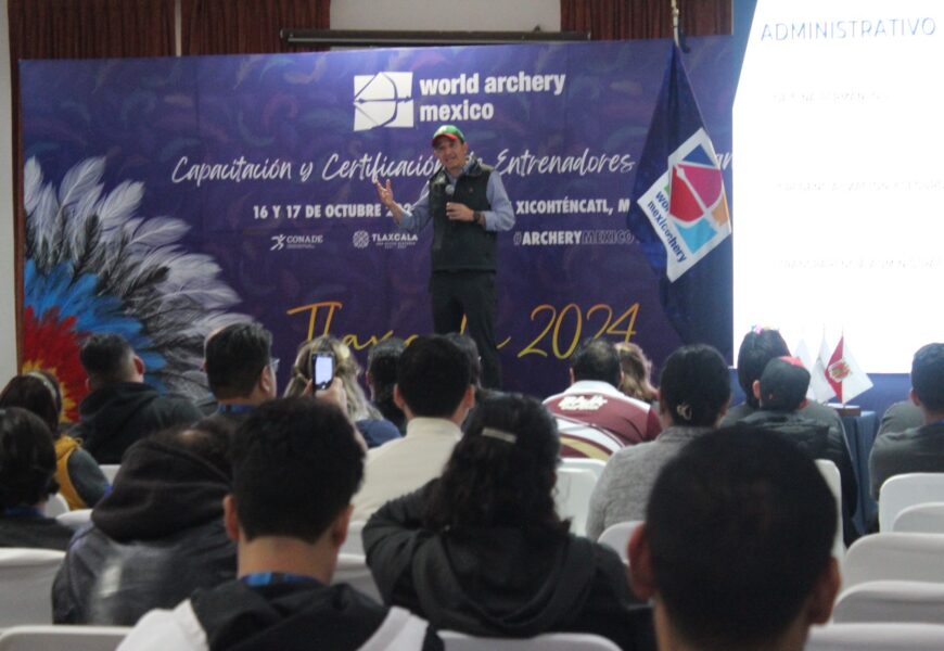 Finaliza capacitación de entrenadores de tiro con arco en Tlaxcala
