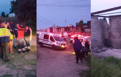 Basura de pirotecnia causa explosión en Xalostoc