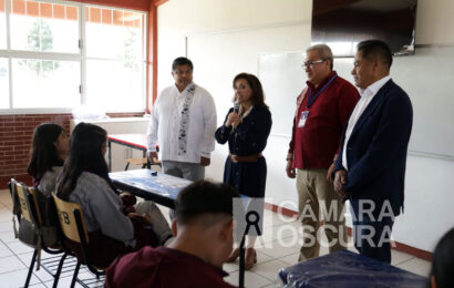 Inauguración de aulas en la Secundaria Técnica 55