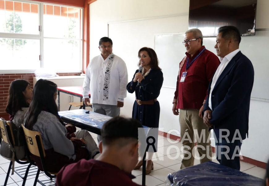 Inauguración de aulas en la Secundaria Técnica 55