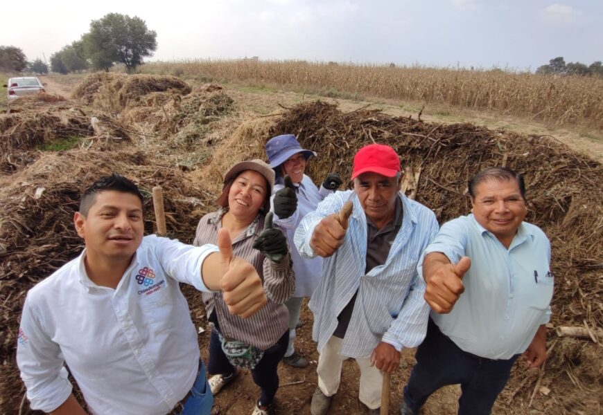 Chiautempan inicia proyecto de composta para reducir desechos