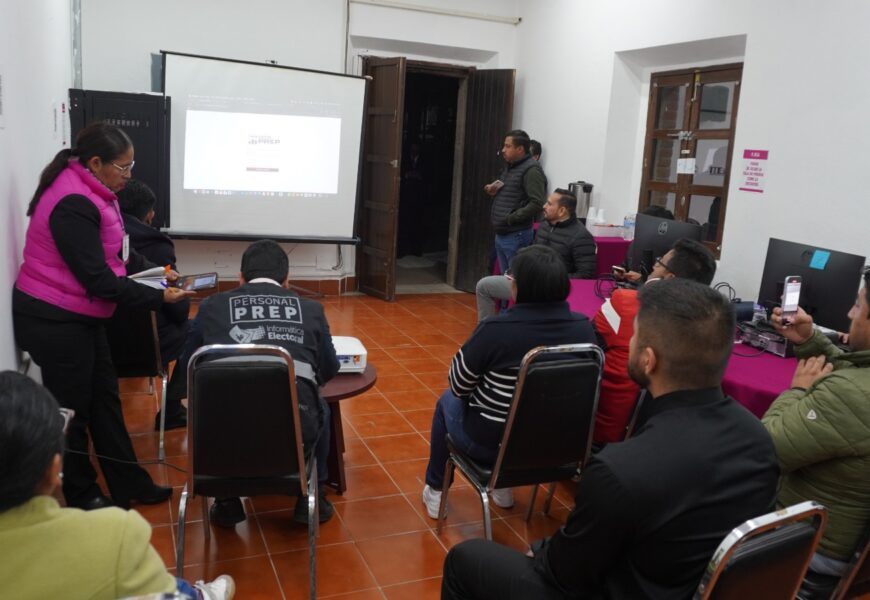 PREP arroja primeros resultados en elecciones de Tecopilco y Capulac
