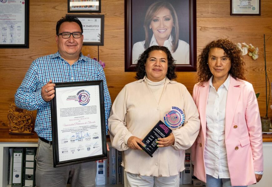 UPTx recibe mención en Innovación en Transparencia por app para CJM