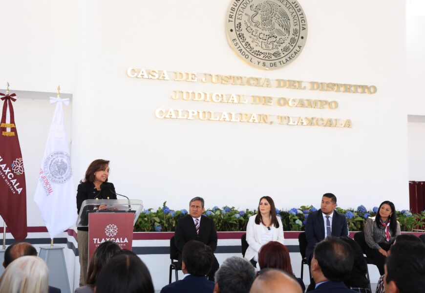 Inaugura Gobernadora Casa de Justicia en Calpulalpan