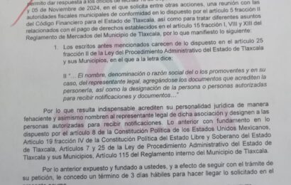 Ayuntamiento de Tlaxcala reafirma compromiso con locatarios del mercado