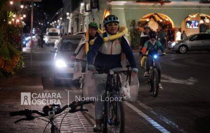 Rodada ciclista en Tlaxcala exige respeto y ampliación de ciclovías