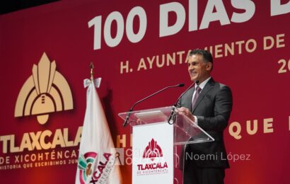 Avances y compromisos a 100 días del alcalde de Tlaxcala