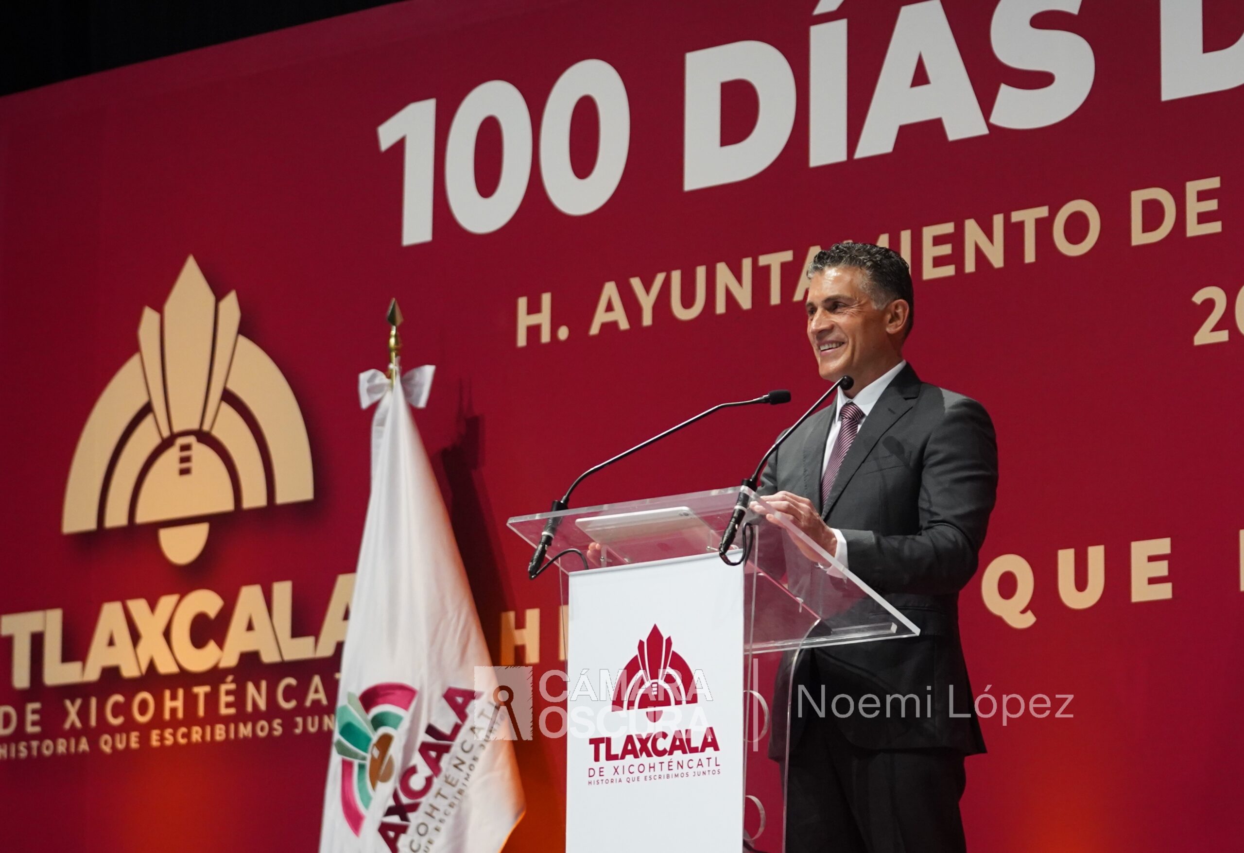 Avances y compromisos a 100 días del alcalde de Tlaxcala