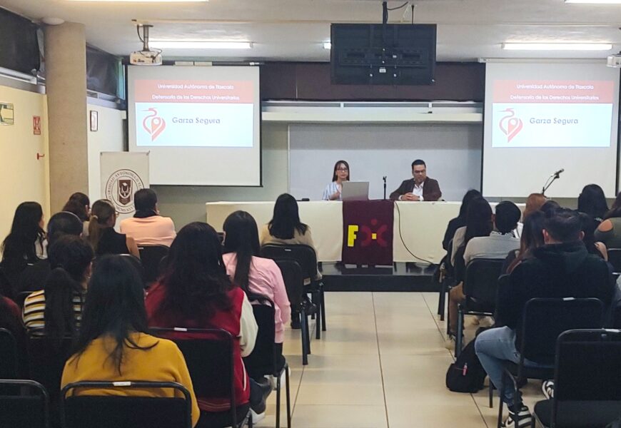 Charla «Garza segura» fomenta prevención en la UATx