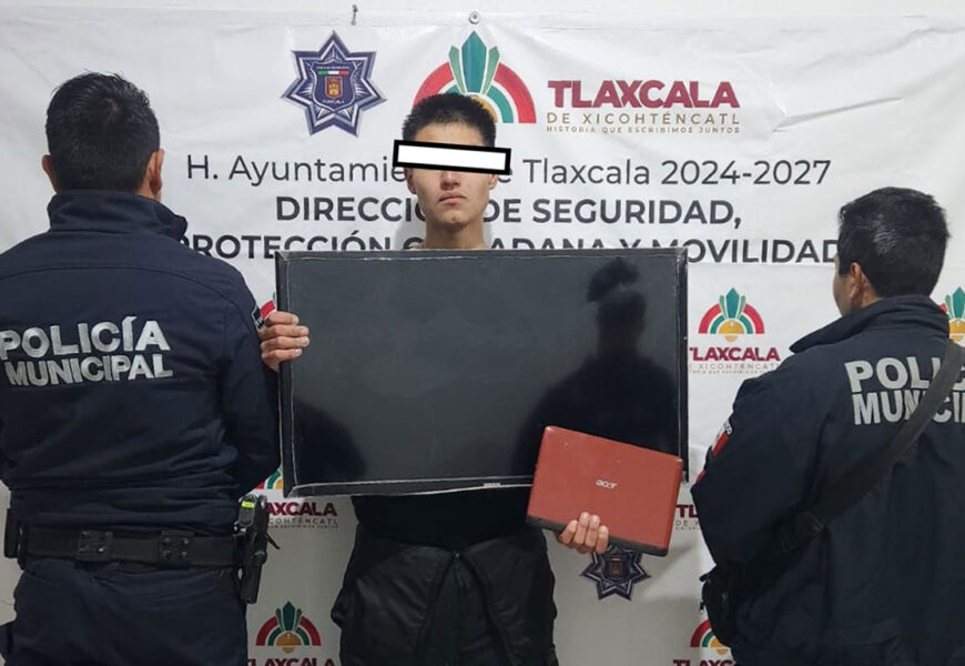 Robo a casa habitación en Tlaxcala: detienen a sospechoso