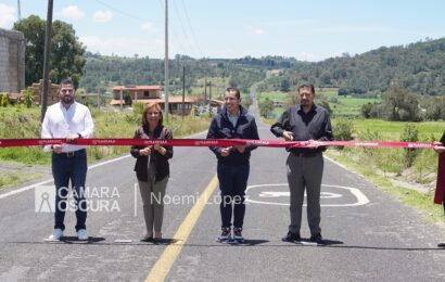 Obras públicas impulsan seguridad y bienestar