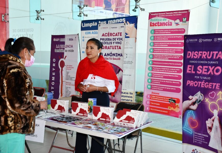 Tlaxcala intensifica prevención y atención del VIH-SIDA