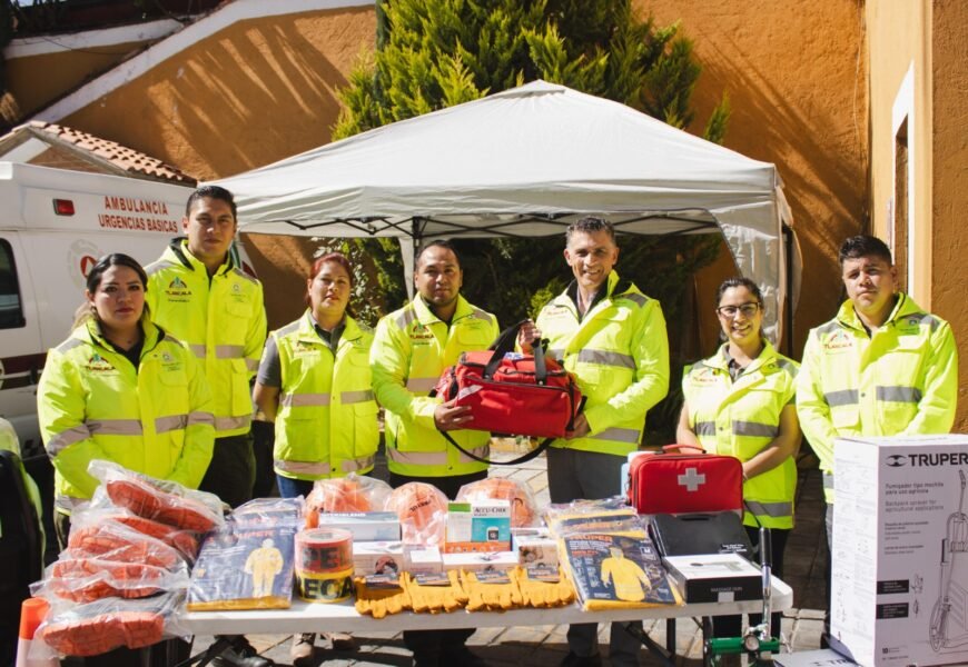 Protección Civil de Tlaxcala recibe equipo nuevo