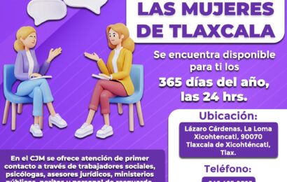 CJM mantendrá servicios durante diciembre para mujeres
