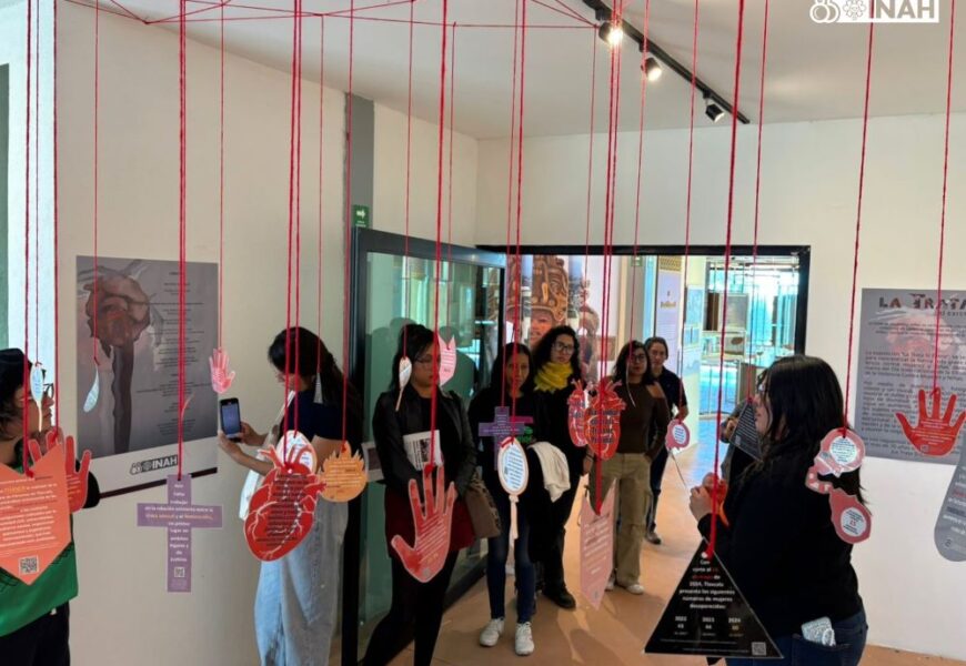 Con exposición, el museo de sitio de Xochitécatl visibiliza la trata de personas en Tlaxcala