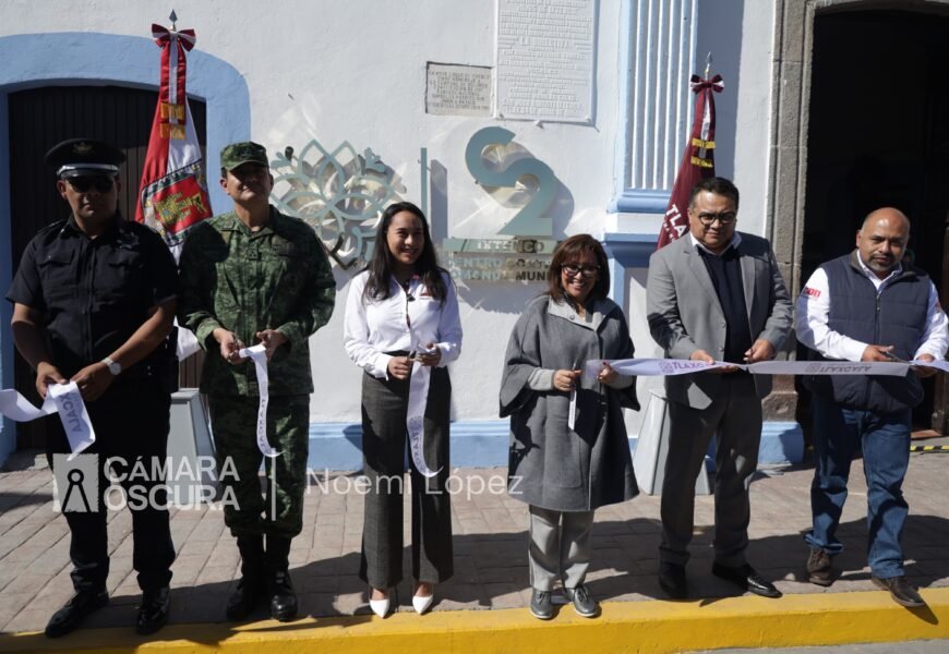 Inauguración del Centro de Control y Comando Municipal en Ixtenco