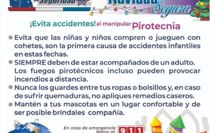 Recomendaciones SSC para seguridad decembrina