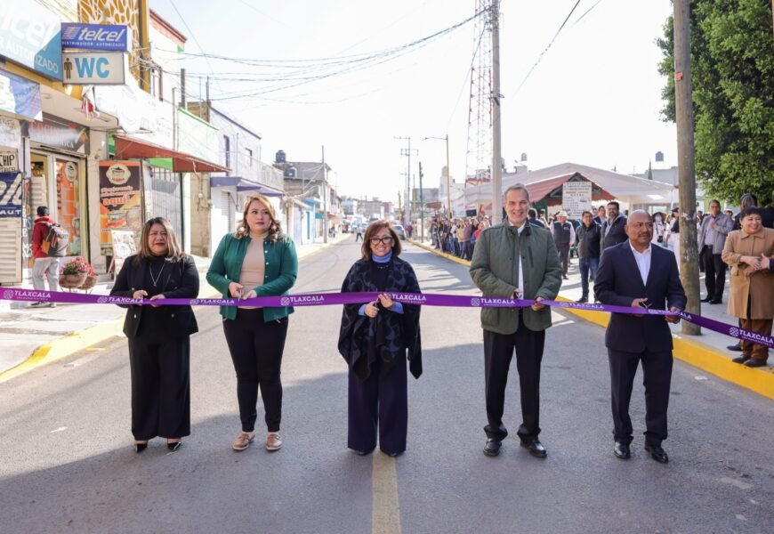 Rehabilitación en Chiautempan impulsa desarrollo