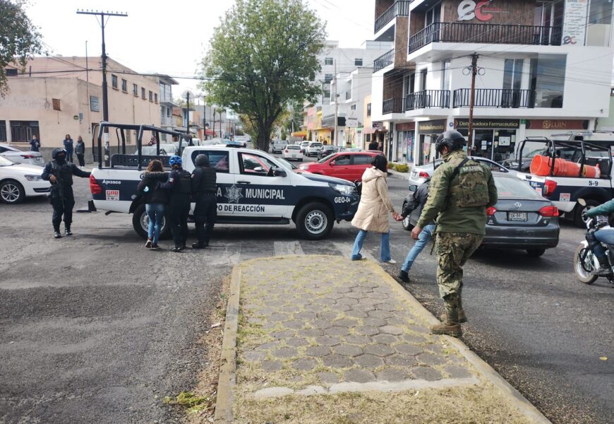 Detención inmediata en Apizaco garantiza la seguridad