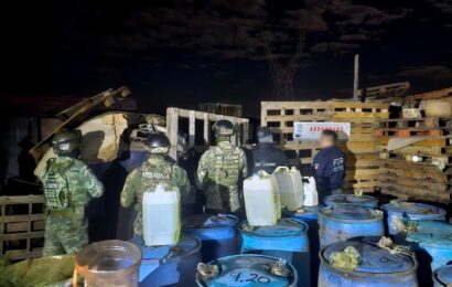La FGR aseguró hidrocarburo y detuvo a tres personas en Tlaxcala