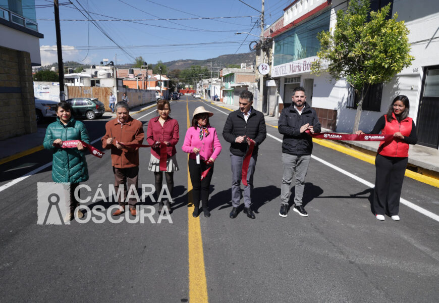 Inauguran repavimentación en Tlaxcala capital