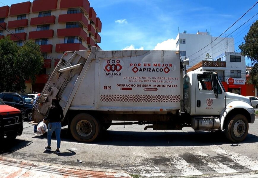 Recolección de basura en Apizaco mejora calidad de vida