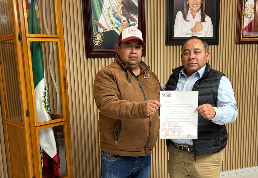Nombran a Fidel Vázquez Coordinador de  Protección Civil Apizaco