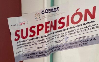 Suspensión de moteles en San Pablo del Monte por irregularidades