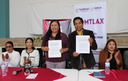 Fomtlax y Tlaltelulco  firman convenio para impulsar emprendedores