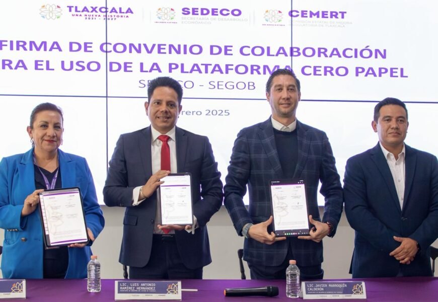 Cero Papel Tlaxcala moderniza trámites administrativos