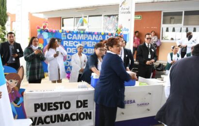 Tlaxcala primer lugar en vacunación de influenza, VPH y Covid-19