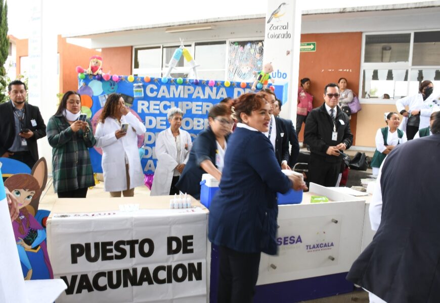 Tlaxcala primer lugar en vacunación de influenza, VPH y Covid-19